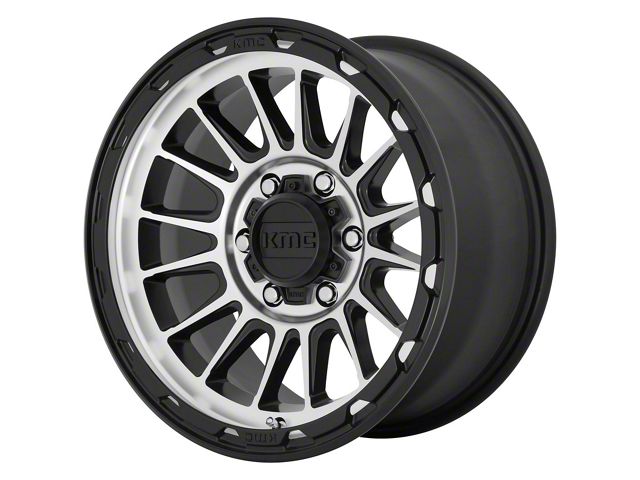 KMC Impact Satin Black Machined 6-Lug Wheel; 18x9; 18mm Offset (22-24 Frontier)