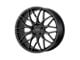 KMC Alkaline Phantom Black Wheel; 20x8.5; 40mm Offset (84-01 Jeep Cherokee XJ)