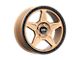 KMC Alpine Matte Bronze with Black Lip Wheel; 18x8; 38mm Offset (84-01 Jeep Cherokee XJ)