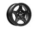 KMC Alpine Satin Black Wheel; 15x7; 15mm Offset (84-01 Jeep Cherokee XJ)