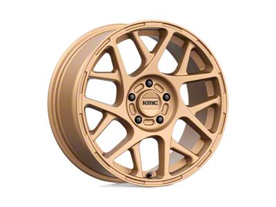 KMC Bully Matte Bronze Wheel; 17x8; 38mm Offset (84-01 Jeep Cherokee XJ)