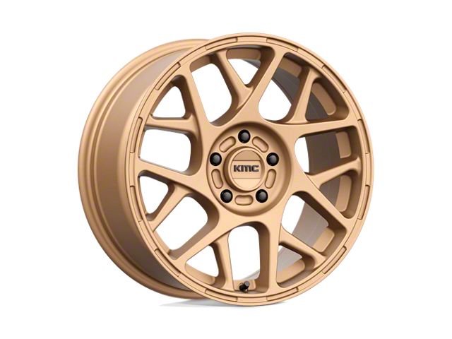 KMC Bully Matte Bronze Wheel; 17x8 (14-23 Jeep Cherokee KL)