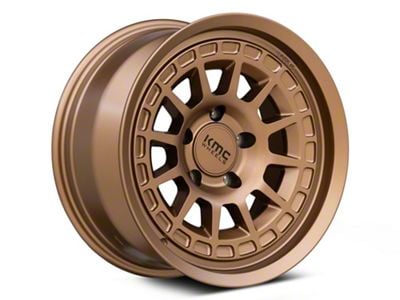 KMC Canyon Matte Bronze Wheel; 17x8; 35mm Offset (84-01 Jeep Cherokee XJ)