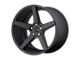 KMC District Satin Black Wheel; 20x8.5; 35mm Offset (84-01 Jeep Cherokee XJ)