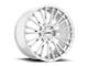 KMC Impact Brushed Silver Wheel; 20x10; 40mm Offset (84-01 Jeep Cherokee XJ)