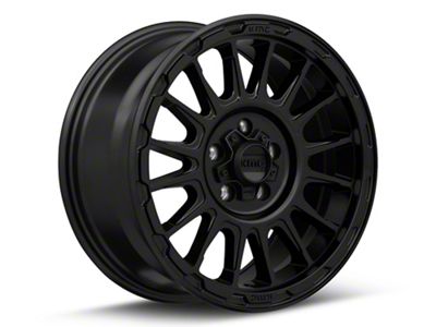 KMC Impact Satin Black Wheel; 16x7; 30mm Offset (84-01 Jeep Cherokee XJ)