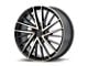 KMC Newton Satin Black with Machined Face and Tinted Clear Wheel; 20x8.5; 35mm Offset (84-01 Jeep Cherokee XJ)