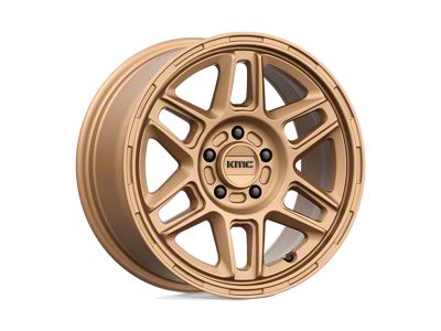 KMC Nomad Matte Bronze Wheel; 16x7.5; 30mm Offset (84-01 Jeep Cherokee XJ)