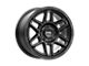 KMC Nomad Satin Black Wheel; 16x7.5; 30mm Offset (84-01 Jeep Cherokee XJ)