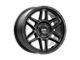 KMC Nomad Satin Black Wheel; 17x8; 38mm Offset (84-01 Jeep Cherokee XJ)