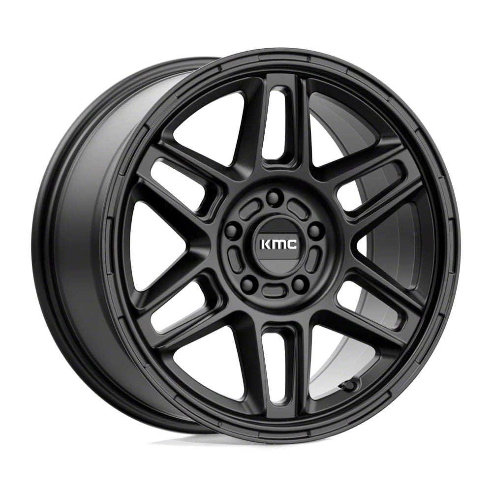 KMC Jeep Cherokee Nomad Satin Black Wheel; 17x8; 38mm Offset ...