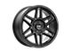 KMC Nomad Satin Black Wheel; 18x8; 38mm Offset (84-01 Jeep Cherokee XJ)