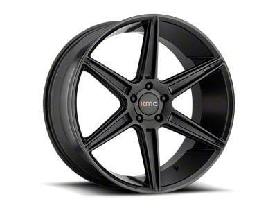 KMC Prism Satin Black Wheel; 20x10.5; 35mm Offset (84-01 Jeep Cherokee XJ)