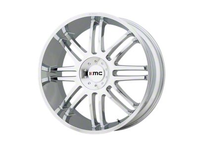 KMC Regulator Chrome Wheel; 20x9; 30mm Offset (84-01 Jeep Cherokee XJ)