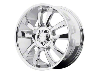 KMC Skitch Chrome Wheel; 20x8.5; 35mm Offset (84-01 Jeep Cherokee XJ)