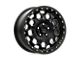 KMC Trek Satin Black Wheel; 17x8; 35mm Offset (84-01 Jeep Cherokee XJ)