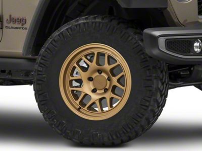 KMC Bully Ol Matte Bronze Wheel; 17x8.5; 18mm Offset (20-24 Jeep Gladiator JT)