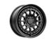 KMC Canyon Satin Black Wheel; 17x8 (20-24 Jeep Gladiator JT)