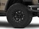 KMC Chase Satin Black with Gloss Black Lip Wheel; 17x9 (20-24 Jeep Gladiator JT)