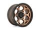 KMC Dirty Harry Matte Bronze with Black Lip Wheel; 17x8.5; 18mm Offset (20-24 Jeep Gladiator JT)