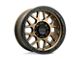 KMC Grenade Off-Road Matte Bronze with Matte Black Lip Wheel; 17x8.5 (20-24 Jeep Gladiator JT)