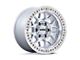 KMC GRS Gloss Silver with Machined Face Wheel; 17x9; 18mm Offset (20-24 Jeep Gladiator JT)