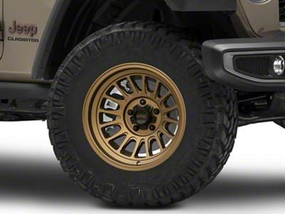 KMC Impact Ol Matte Bronze Wheel; 17x8.5; 0mm Offset (20-25 Jeep Gladiator JT)