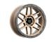 KMC Mesa Matte Bronze with Black Lip Wheel; 20x9; 0mm Offset (20-24 Jeep Gladiator JT)