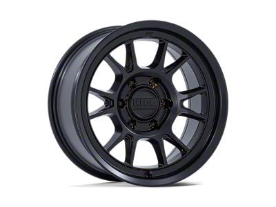 KMC Range Matte Black Wheel; 17x8.5 (20-24 Jeep Gladiator JT)