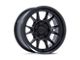 KMC Range Matte Black Wheel; 17x8.5; 0mm Offset (20-24 Jeep Gladiator JT)