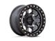 KMC Riot SBL Anthracite with Satin Black Lip Wheel; 17x9 (20-24 Jeep Gladiator JT)