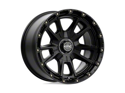 KMC Sync Satin Black Wheel; 20x9; 18mm Offset (20-24 Jeep Gladiator JT)