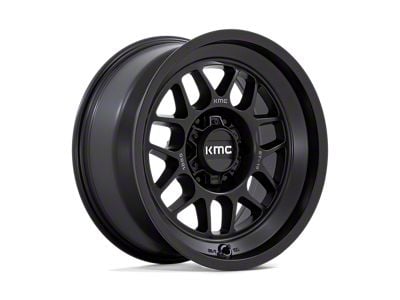 KMC Terra Satin Black Wheel; 18x8.5; 0mm Offset (20-24 Jeep Gladiator JT)