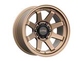 KMC Trail Matte Bronze Wheel; 17x9; -12mm Offset (20-24 Jeep Gladiator JT)