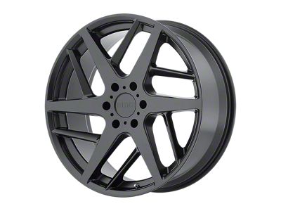 KMC Two Face Satin Black Wheel; 22x9; 35mm Offset (20-24 Jeep Gladiator JT)