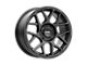 KMC Bully Satin Black Wheel; 17x8; 38mm Offset (93-98 Jeep Grand Cherokee ZJ)