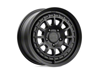 KMC Canyon Satin Black Wheel; 17x8; 35mm Offset (93-98 Jeep Grand Cherokee ZJ)