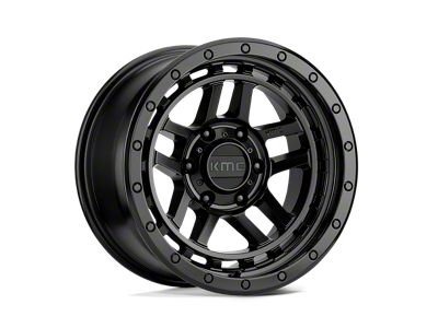 KMC Recon Satin Black Wheel; 18x8.5; 0mm Offset (05-10 Jeep Grand Cherokee WK)