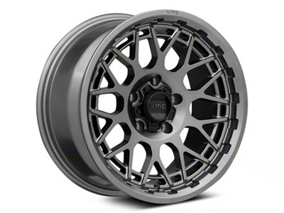 KMC Technic Anthracite Wheel; 17x8.5; 18mm Offset (05-10 Jeep Grand Cherokee WK, Excluding SRT8)