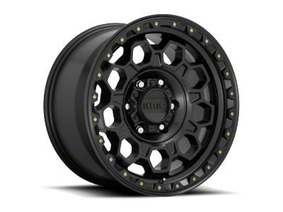 KMC Trek Satin Black Wheel; 17x9; -12mm Offset (05-10 Jeep Grand Cherokee WK, Excluding SRT8)