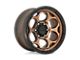 KMC Dirty Harry Matte Bronze with Black Lip Wheel; 18x8.5; 18mm Offset (99-04 Jeep Grand Cherokee WJ)