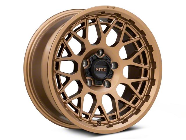 KMC Technic Matte Bronze Wheel; 17x8.5 (99-04 Jeep Grand Cherokee WJ)