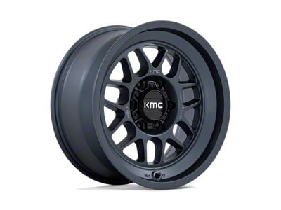 KMC Terra Metallic Blue Wheel; 18x8.5; -10mm Offset (99-04 Jeep Grand Cherokee WJ)