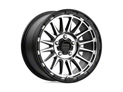 KMC Impact Satin Black Machined Wheel; 18x9; 18mm Offset (05-10 Jeep Grand Cherokee WK)