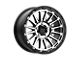 KMC Impact Satin Black Machined Wheel; 18x9; 18mm Offset (05-10 Jeep Grand Cherokee WK)