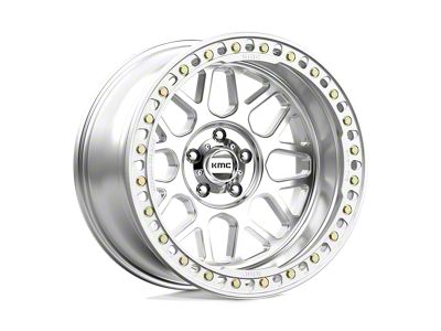 KMC Grenade Crawl Beadlock Machined Wheel; 20x10; -48mm Offset (11-21 Jeep Grand Cherokee WK2)