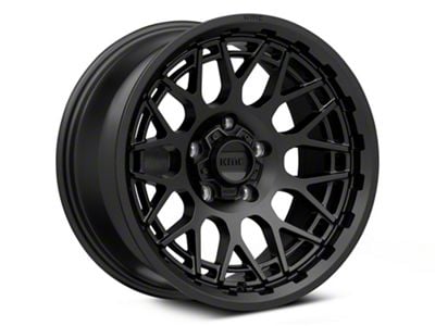 KMC Technic Satin Black Wheel; 18x9; 0mm Offset (11-21 Jeep Grand Cherokee WK2)