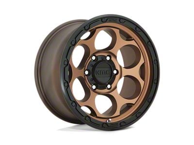 KMC Dirty Harry Matte Bronze with Black Lip Wheel; 20x9; 0mm Offset (22-24 Jeep Grand Cherokee WL)