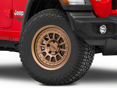 KMC Canyon Matte Bronze Wheel; 17x8.5 (18-24 Jeep Wrangler JL)