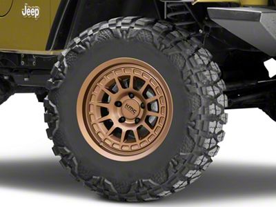 KMC Canyon Matte Bronze Wheel; 17x8 (97-06 Jeep Wrangler TJ)